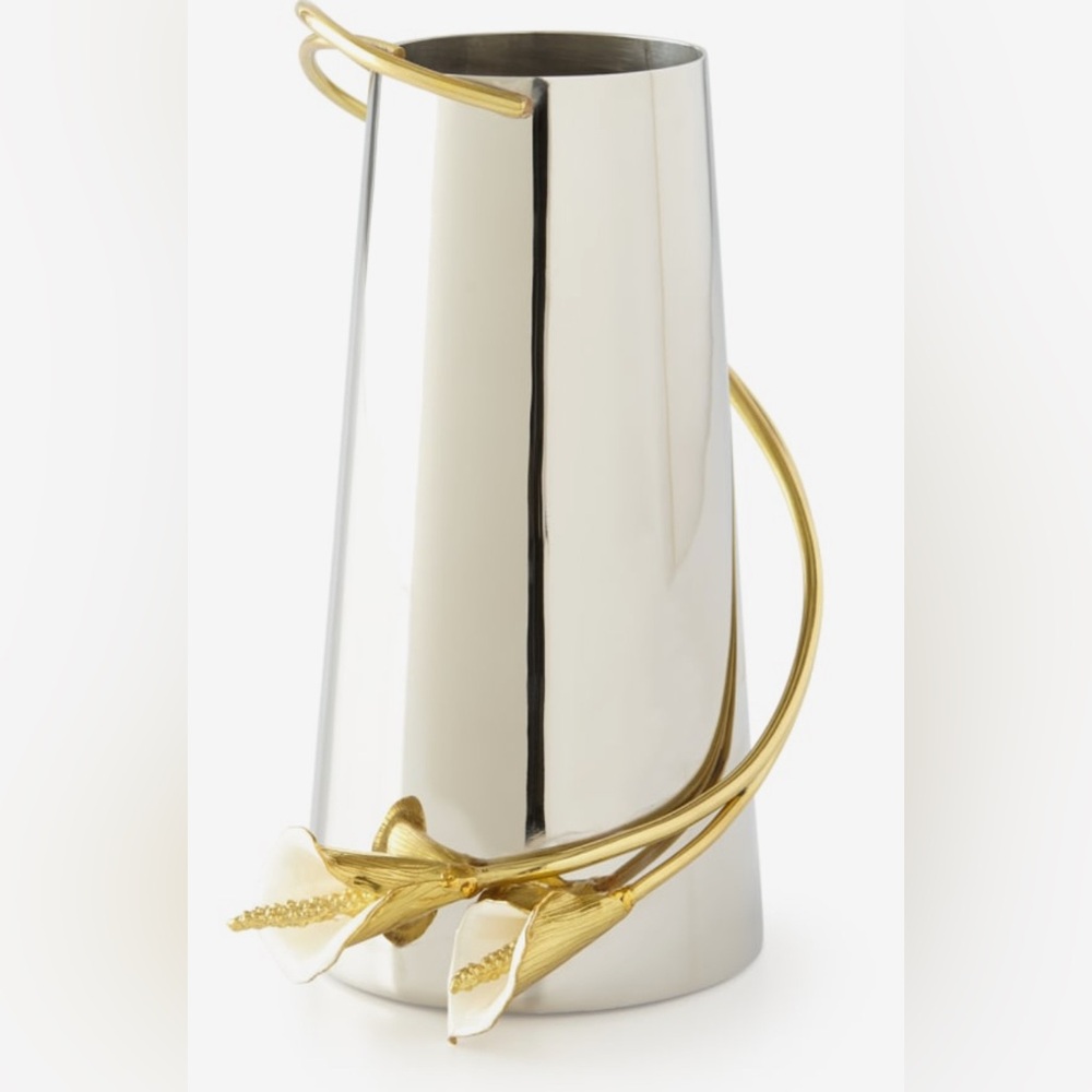 Michael Aram Calla Lily Medium Vase - Silver and Gold